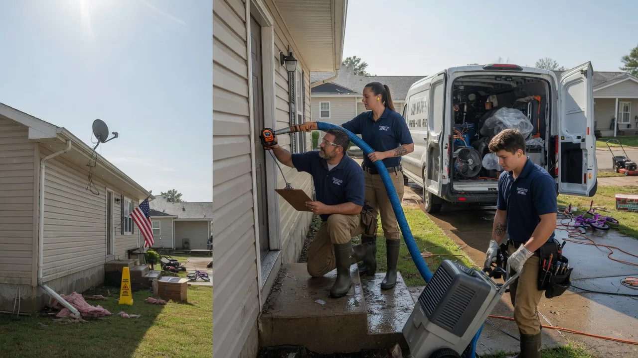 Ceiling Water Damage Restoration in Saint Lucas, IA near me